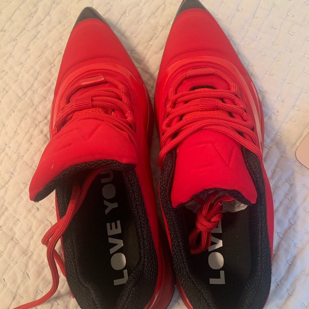 AZ Factory Pointy Sneakers in Red